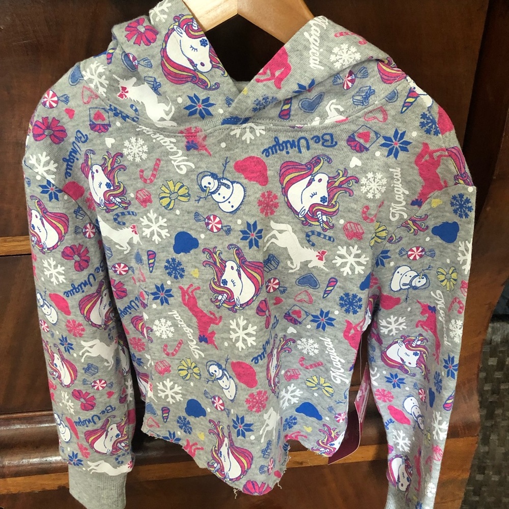 Build-a-bear unicorn sweatshirt